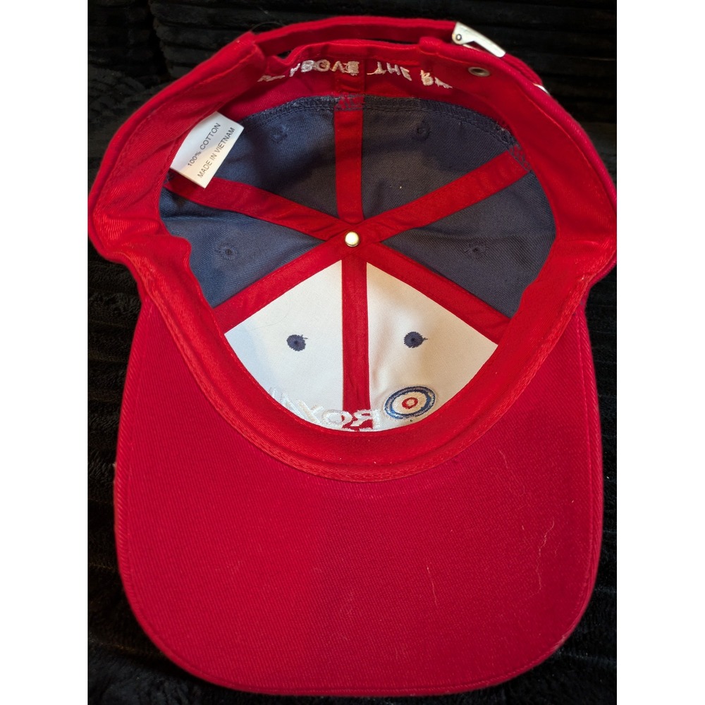 Royal Air Force RAF Blue Red Embroidered Baseball Cap Hat Rise Above The Rest - Picture 9 of 10